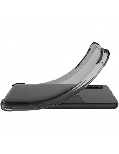 Coque antichoc transparente Galaxy S21 IMAK - Noir