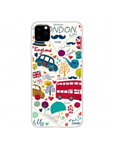 Coque silicone iPhone 11 Pro Max Fantaisie London Style