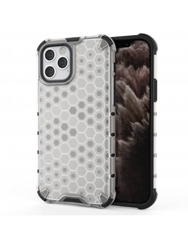 Coque antichoc iPhone 12 et 12 Pro Honeycomb - Transparent