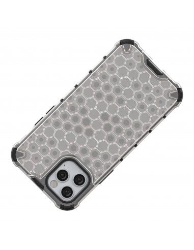 Coque antichoc iPhone 12 et 12 Pro Honeycomb - Transparent