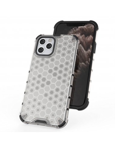 Coque antichoc iPhone 12 et 12 Pro Honeycomb - Transparent