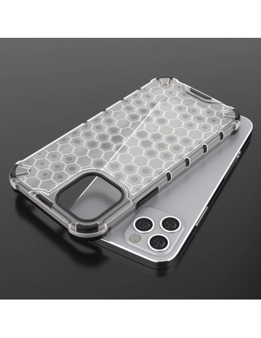 Coque antichoc iPhone 12 et 12 Pro Honeycomb - Transparent