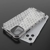 Coque antichoc iPhone 12 et 12 Pro Honeycomb - Transparent