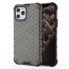 Coque antichoc iPhone 12 et 12 Pro Honeycomb - Gris