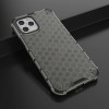 Coque antichoc iPhone 12 et 12 Pro Honeycomb - Gris