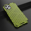 Coque antichoc iPhone 12 et 12 Pro Honeycomb - Vert