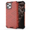 Coque antichoc iPhone 12 et 12 Pro Honeycomb - Rouge