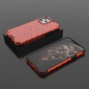Coque antichoc iPhone 12 et 12 Pro Honeycomb - Rouge