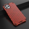 Coque antichoc iPhone 12 et 12 Pro Honeycomb - Rouge