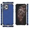 Coque antichoc iPhone 12 et 12 Pro Honeycomb - Bleu