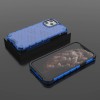 Coque antichoc iPhone 12 et 12 Pro Honeycomb - Bleu