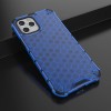 Coque antichoc iPhone 12 et 12 Pro Honeycomb - Bleu