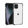Coque antichoc iPhone 12 Pro Max Transparent Hybride - Noir