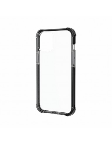 Coque antichoc iPhone 12 Pro Max Transparent Hybride - Noir