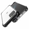 Coque antichoc iPhone 12 Pro Max Transparent Hybride - Noir