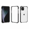 Coque antichoc iPhone 12 Pro Max Transparent Hybride - Noir