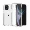 Coque antichoc iPhone 12 Pro Max Transparent Hybride - Blanc