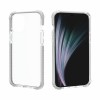 Coque antichoc iPhone 12 Pro Max Transparent Hybride - Blanc