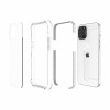 Coque antichoc iPhone 12 Pro Max Transparent Hybride - Blanc