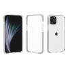 Coque antichoc iPhone 12 Pro Max Transparent Hybride - Blanc