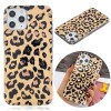 Coque silicone iPhone 12 Pro Max Fantaisie Leopard - Or