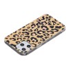 Coque silicone iPhone 12 Pro Max Fantaisie Leopard - Or