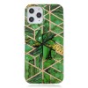 Coque silicone iPhone 12 Pro Max Fantaisie Géometrique - Vert