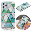 Coque silicone iPhone 12 Pro Max Fantaisie Style Marbre - Vert