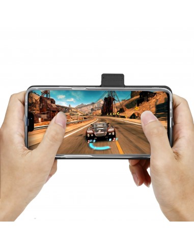 Etui iPhone 12 mini avec rangement carte avec coque silicone intégré - Noir