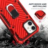 Coque antichoc hybride iPhone 12 mini avec anneau - Rouge