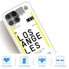 Coque silicone iPhone 12 mini Billet d'embarquement pour Los Angeles