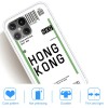 Coque silicone iPhone 12 mini Billet d'embarquement pour Hong Kong