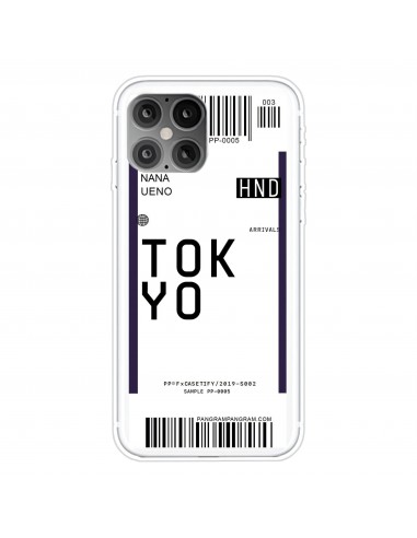 Coque silicone iPhone 12 mini Billet d'embarquement pour Tokyo Nana