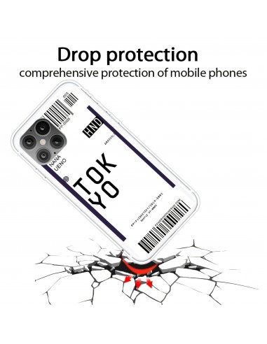 Coque silicone iPhone 12 mini Billet d'embarquement pour Tokyo Nana