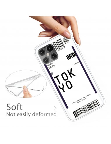 Coque silicone iPhone 12 mini Billet d'embarquement pour Tokyo Nana
