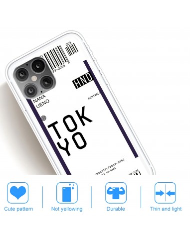 Coque silicone iPhone 12 mini Billet d'embarquement pour Tokyo Nana