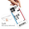 Coque silicone iPhone 12 mini Billet d'embarquement pour Paris