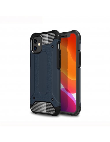 Coque antichoc iPhone 12 Mini hybride Armor Guard - Bleu foncé