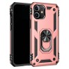 Coque antichoc iPhone 12 Mini Hybride Armor avec anneau - Rose