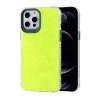 Coque iPhone 12 et 12 Pro Aspect lisse - jaune