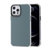 Coque iPhone 12 et 12 Pro Aspect lisse - Gris