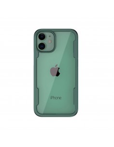 Coque antichoc iPhone 12 mini hybride support + partie métal - Noir