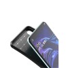 Coque silicone Galaxy A60 Syle fibre de carbone - Noir