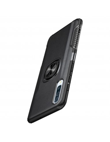 Coque de protection antichoc Galaxy A50 A50s A30s avec anneau intégré - Noir