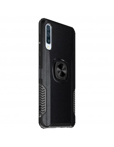 Coque de protection antichoc Galaxy A50 A50s A30s avec anneau intégré - Noir