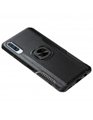 Coque de protection antichoc Galaxy A50 A50s A30s avec anneau intégré - Noir