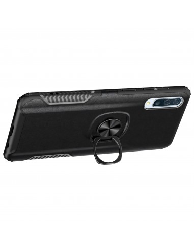 Coque de protection antichoc Galaxy A50 A50s A30s avec anneau intégré - Noir