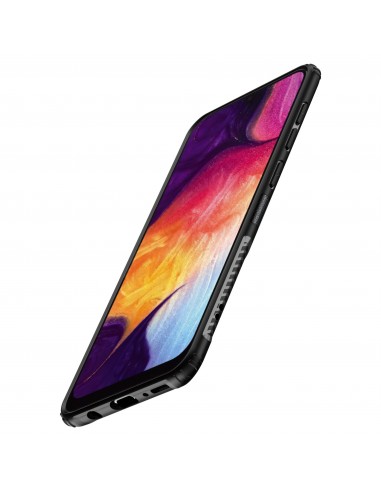 Coque de protection antichoc Galaxy A50 A50s A30s avec anneau intégré - Noir