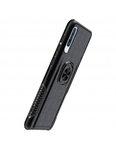 Coque de protection antichoc Galaxy A50 A50s A30s avec anneau intégré - Noir