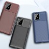 Coque silicone Galaxy S10 Lite et Galaxy A91 Style fibre de carbone - Noir